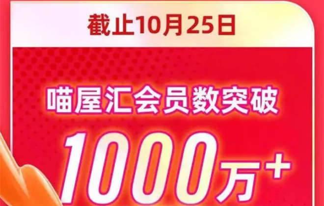 天猫好房“喵屋汇”会员突破1000万人